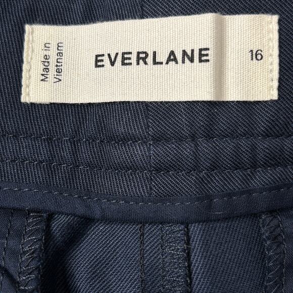 Everlane Tencel Way High Tapered Buttersmooth Navy Blue Pant 16 - Picture 4 of 11